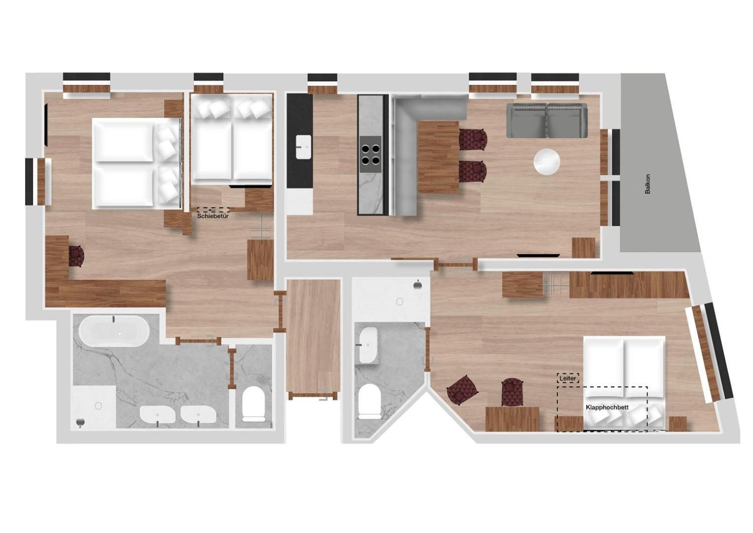 Hofgut Apartment & Lifestyle Resort Wagrain Ruang foto