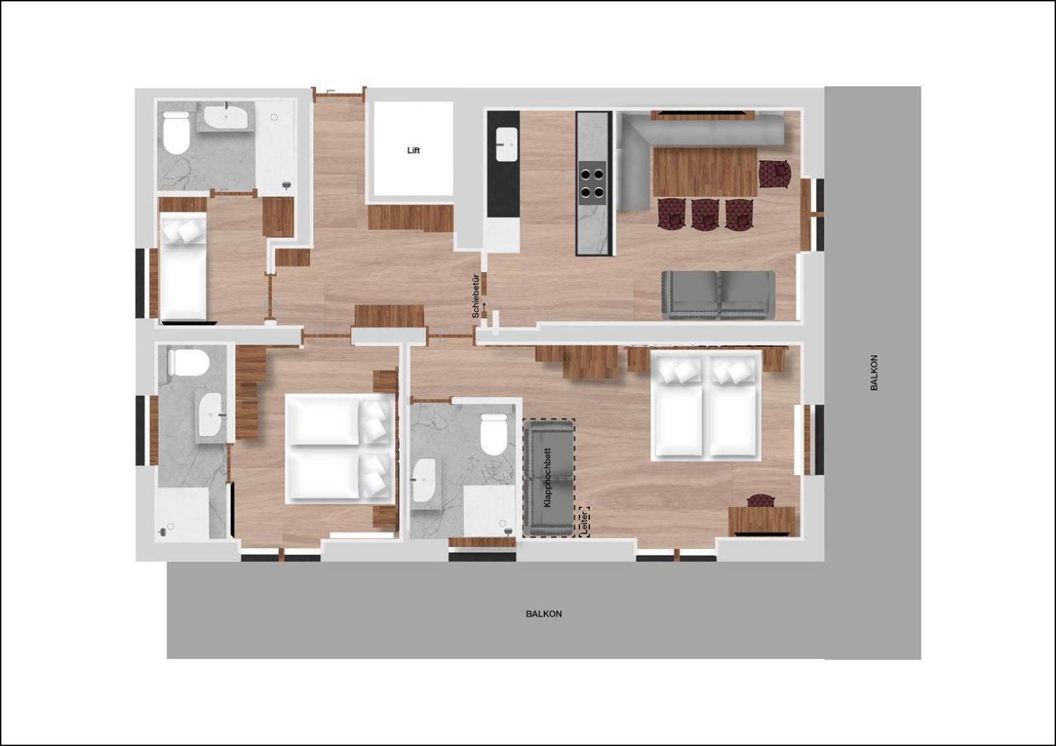 Hofgut Apartment & Lifestyle Resort Wagrain Ruang foto