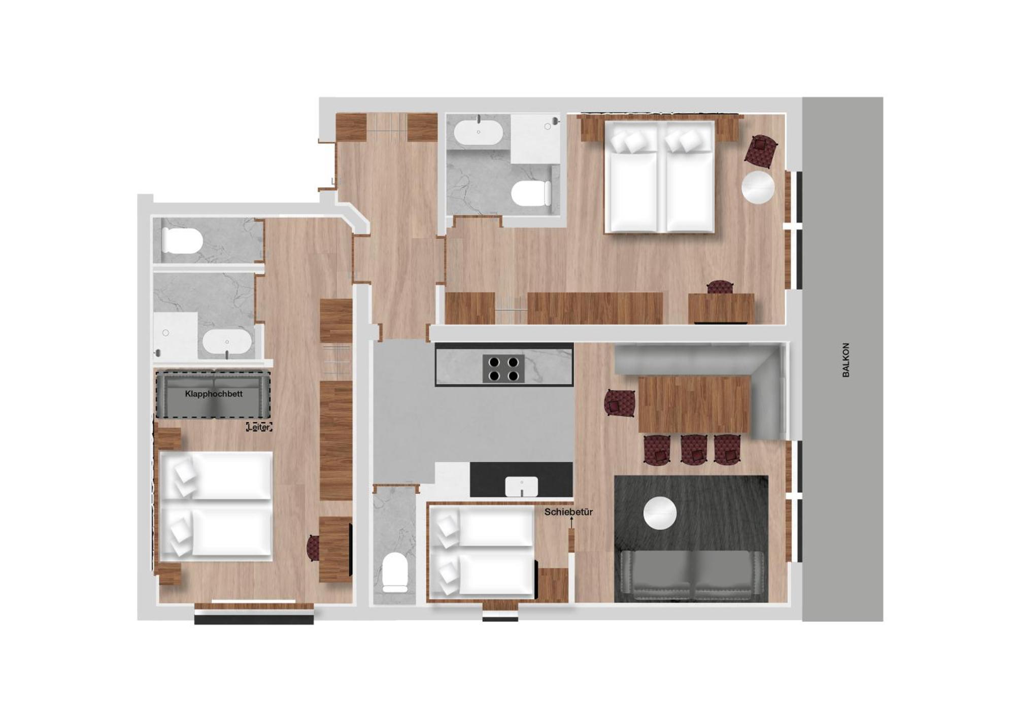 Hofgut Apartment & Lifestyle Resort Wagrain Ruang foto
