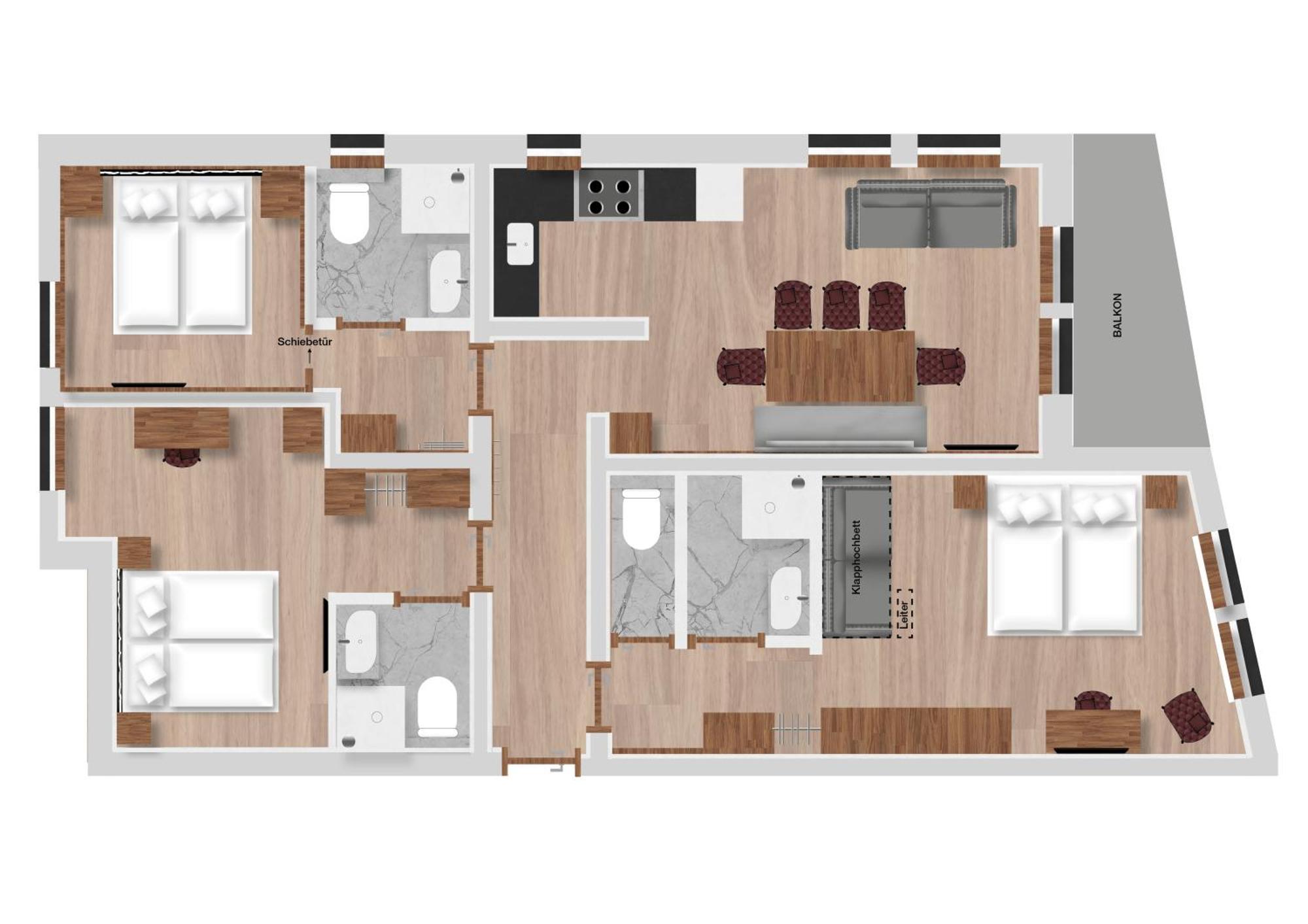 Hofgut Apartment & Lifestyle Resort Wagrain Ruang foto
