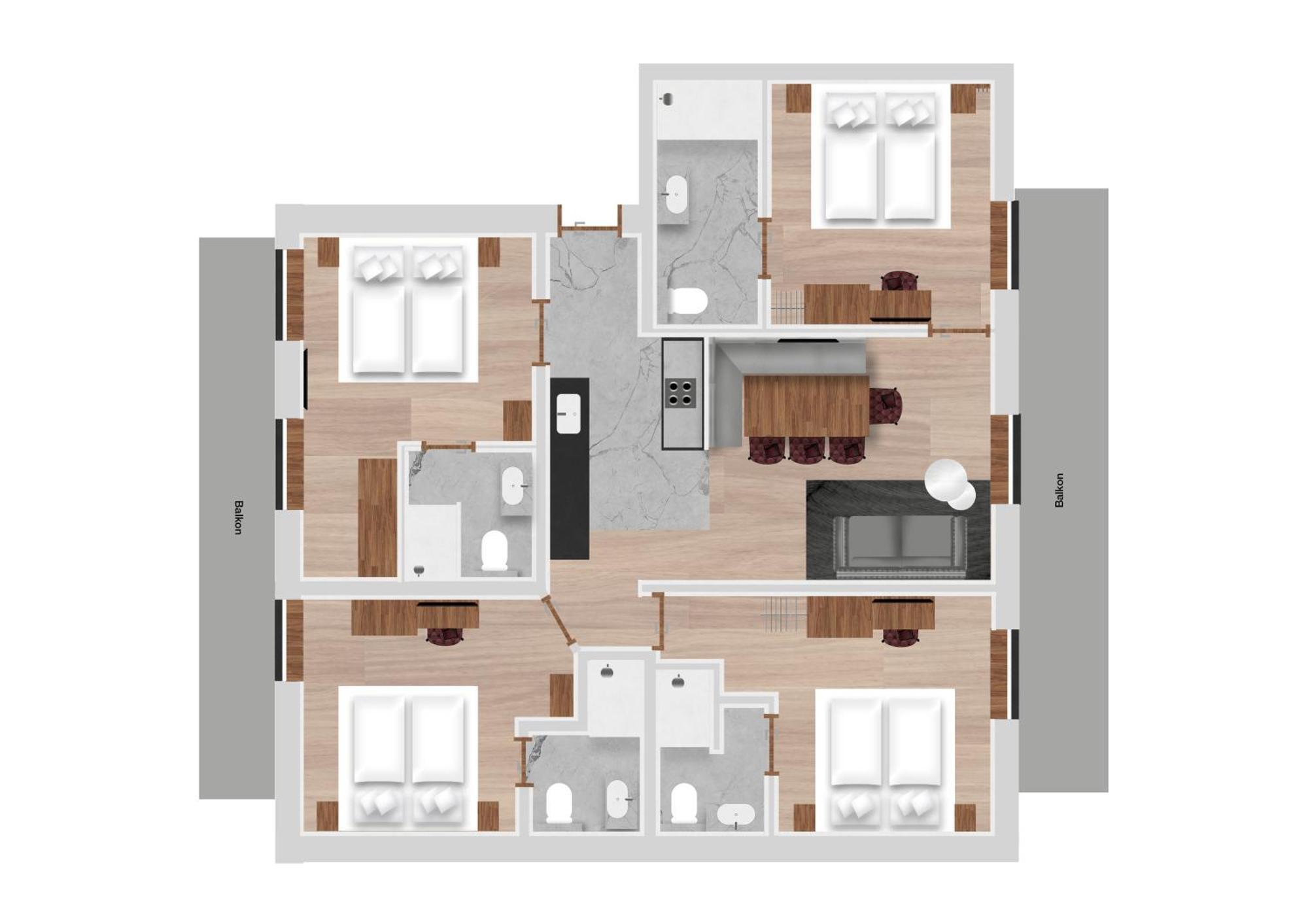 Hofgut Apartment & Lifestyle Resort Wagrain Ruang foto