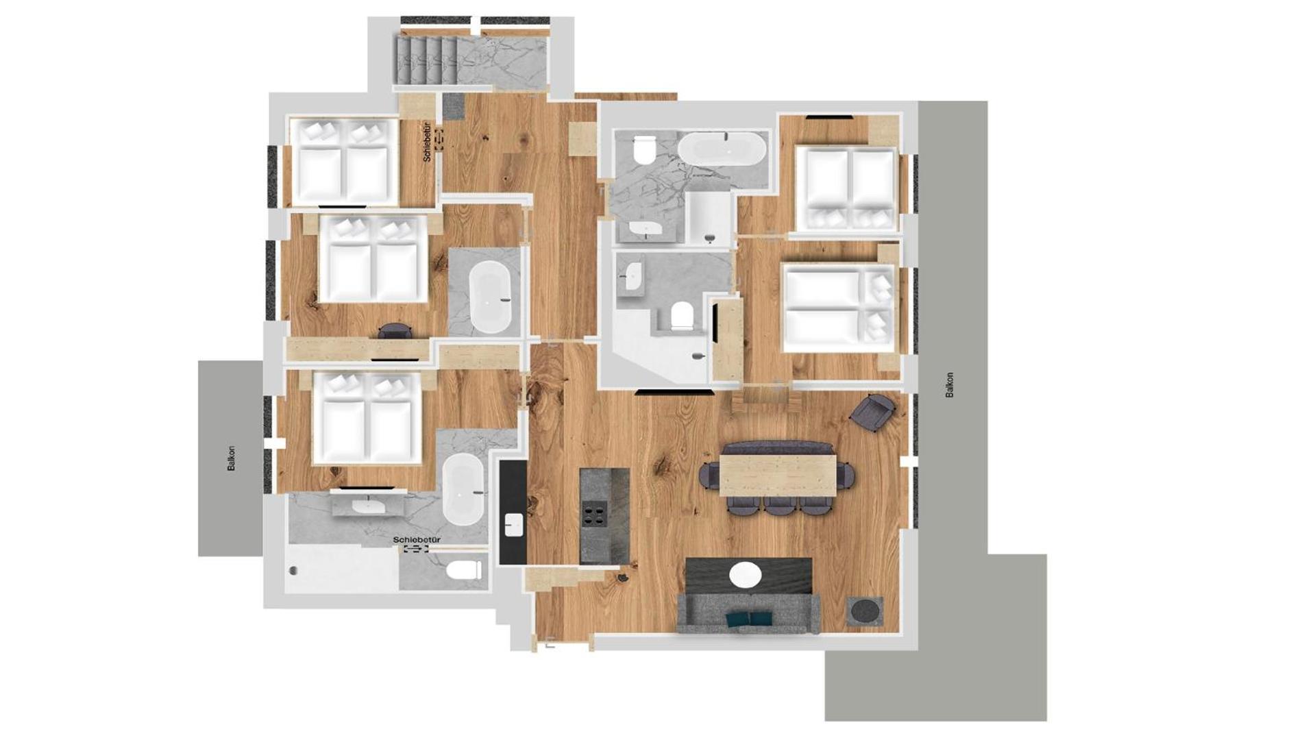 Hofgut Apartment & Lifestyle Resort Wagrain Ruang foto